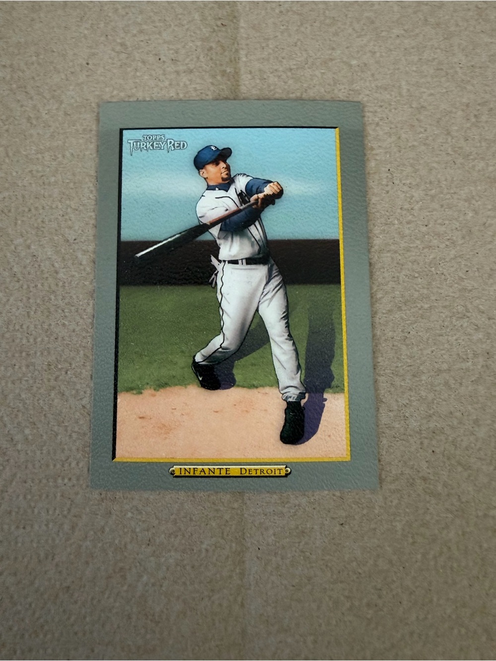 2005 Topps Turkey Red #243 Omar Infante Detroit Tigers Trading Card